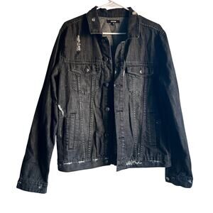 Jackson Black Distressed and destroyed denim Jacket
